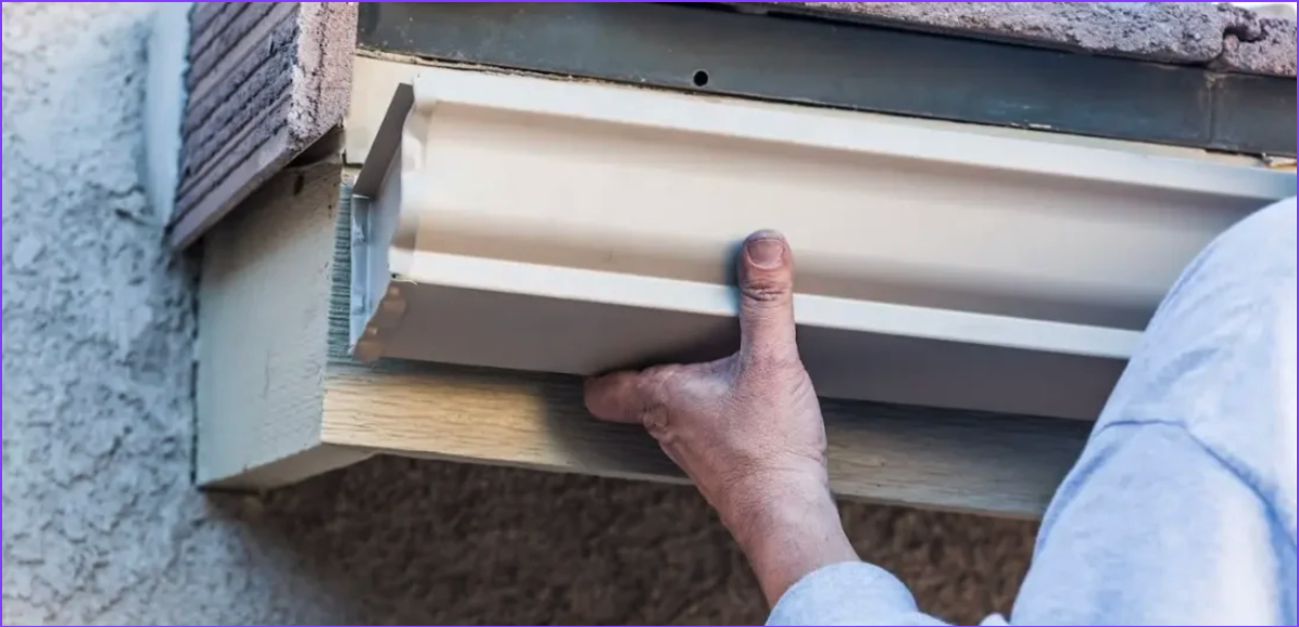Guardian Home Services seamless gutter installation in Central Maine