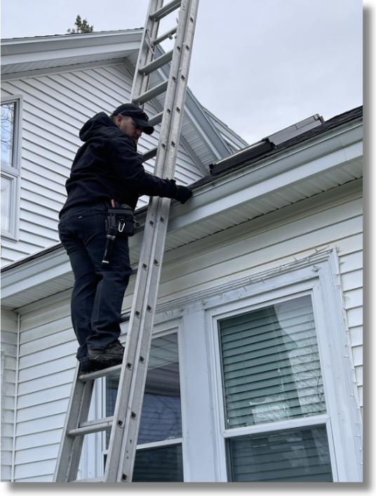 Certified home inspector performing home inspection in Maine
